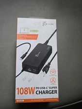J5 Create 108W PD USB-C Super Charger