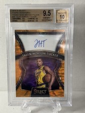 2019 Select Rookie Signature Neon Orange Pulsar Talen Horton-Tucker /35 BGS 19.5