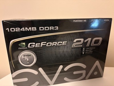 EVGA Nvidia GeForce 210 1GB DDR3 VGA DVI HDMI PCI-E Video Card 01G-P3-1313-KR