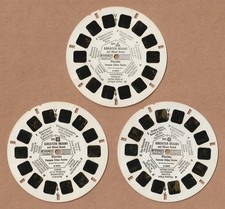 Set of three vintage View-Master reels Greater Miami, Florida 1971