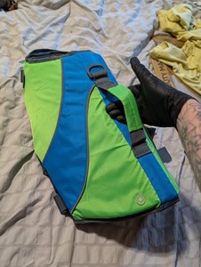 Dog Flotation Jacket Size Large Green Blue New Without Tags