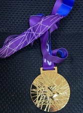 Medalla 'Oro' Olímpica de Londres 2012 más vendida + cinta pesada tamaño real olímpica