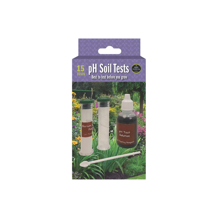 Soil Test Kit 15 uses – pH Kit for Soil Testing, Garden Soil pH Test Kit