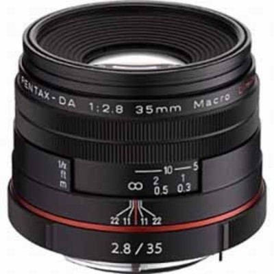 Pentax HD DA 35mm F2.8 Macro Limited Prime Objektiv APS-C K Mount 21450 schwarz