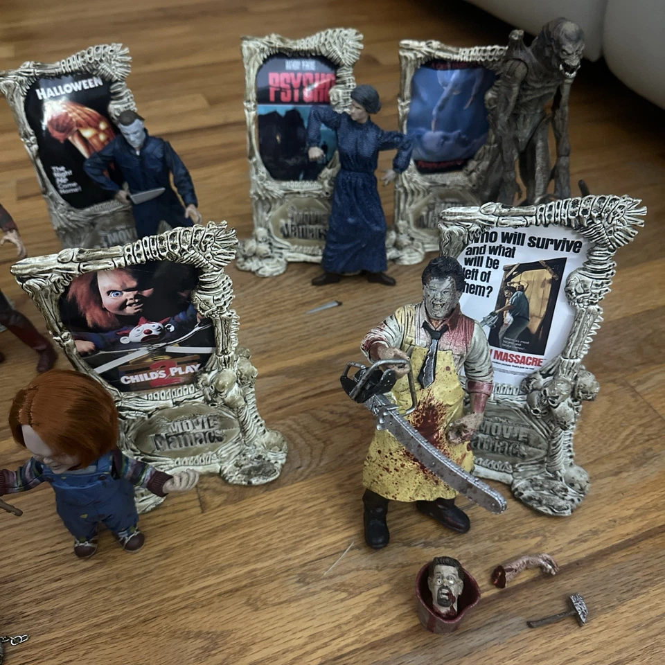 McFarlane Movie Maniacs 1998 ¡Lote de 10! Ash, Krueg, Jas, Psycho, Chuckie y más! Foto 4 de 4