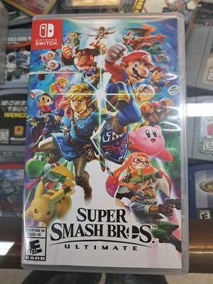 Nintendo Switch Super Smash Bros. Ultimate Cartridge and Case