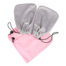 1 Pair Nail Paraffin Heat Wax Protection Mitten Hands Gloves SPA Nail Art T MI
