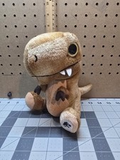 Jurassic Park World Live Tour T-Rex Plush Stuffed Animal Gold Glitter Eyes 8in.