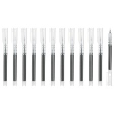 12Pcs Gel Ink Pens, 0.5mm Liquid Ink Rollerball Pens, Dark Blue