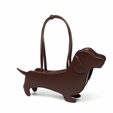 Tasche in Dackelform PU Dackeltasche aus Kunstleder f&uuml;r Freizeit,