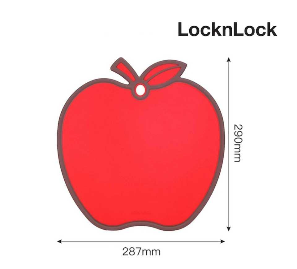 Tabla de cortar antibacterianas en forma de manzana LocknLock, modelo CSC551 Foto 4 de 4