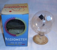 RADIOMETER SPACE AGE SPHERE SCIENCE TOY WINDSOR BOXED