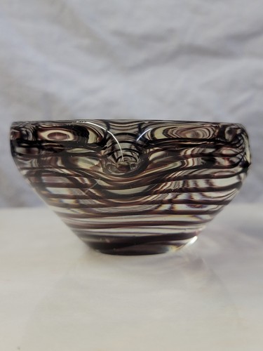 1960's Murano Glass Sommerso Glass Bowl Venini? BEAUTIFUL! Italian Glass Bowl - Picture 16 of 17