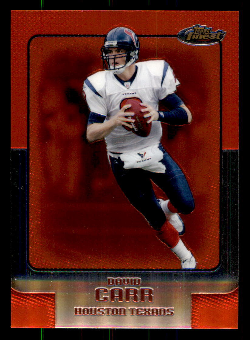 2006 Finest #115 David Carr Houston Texans