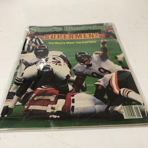 2/3/86 Sports Illustrated “Supermen” The Bears Maul Patriots Very Good Cond - Picture 5 of 5