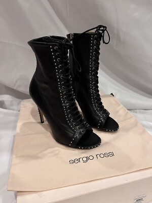 Sergio Rossi Studded Booties EU 36