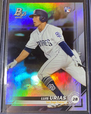 2019 Bowman Platinum Rookie Card Luis Urias #61 San Diego Padres. rookie card picture