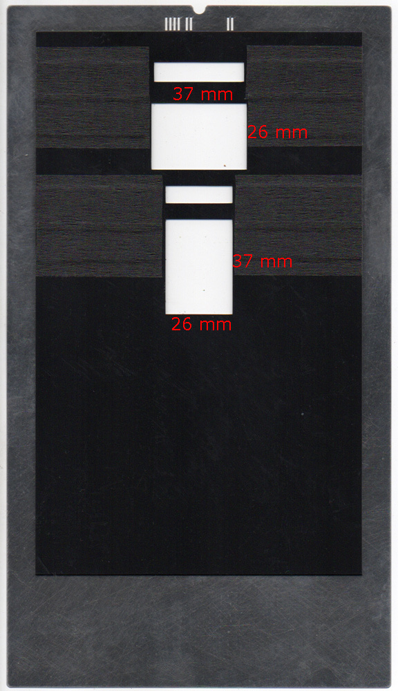 Film holder for Imacon/Hasselblad Flextight scanners, individual