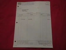 1966 SHELBY INVOICE TO FLEMING FORD SALES WRENS GEORGIA