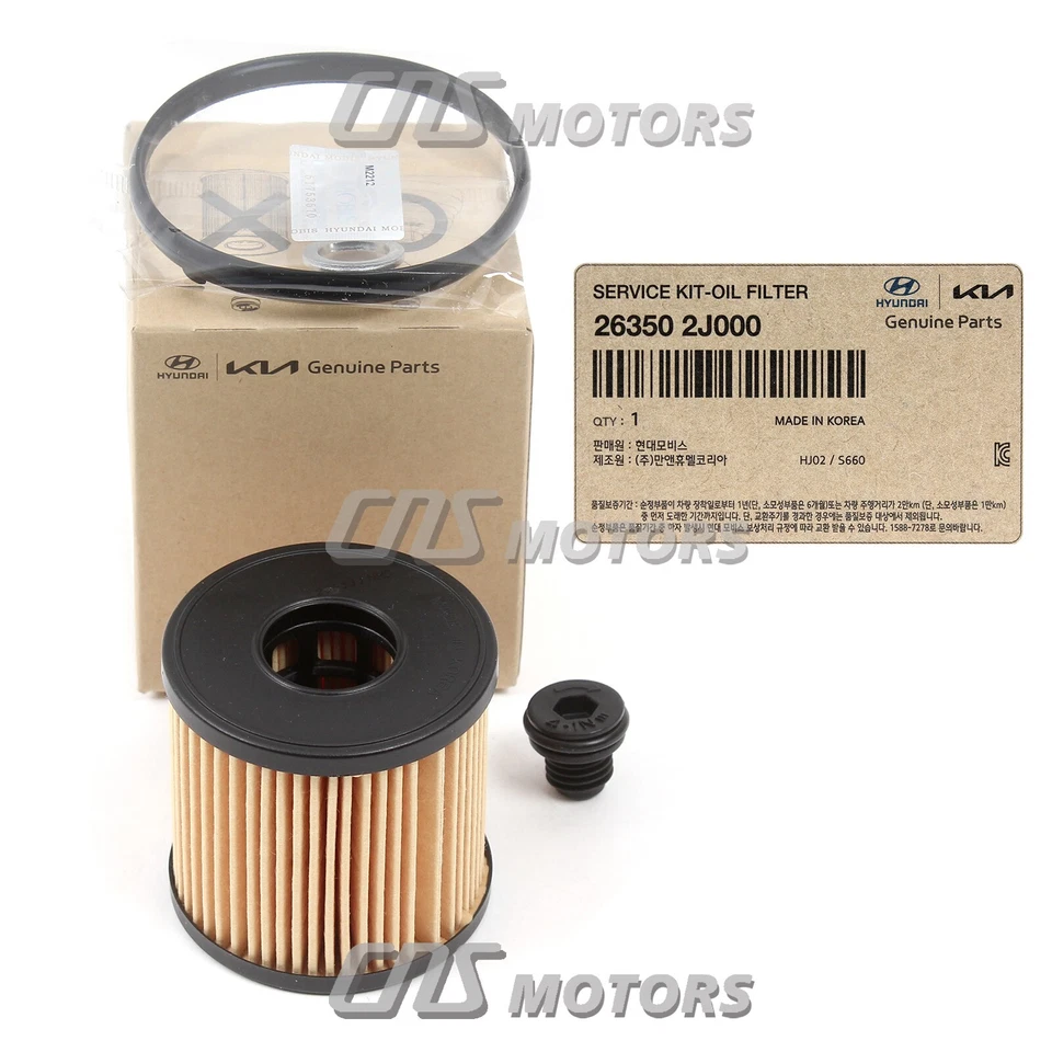 GENUINE Oil Filter Kit 10PACK for 2021-2023 Hyundai Elantra Kona Sonata 2.0L - Изображение 2 из 4