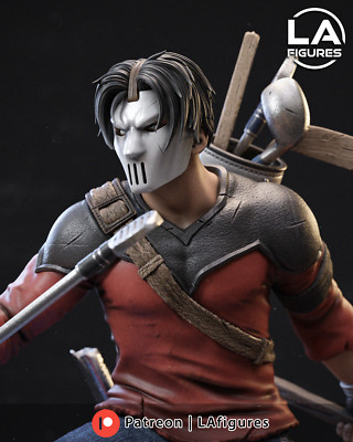 Casey Jones TMNT resin scale model kit unpainted 3d print
