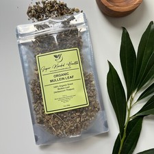 Mullein Leaf  C/S Organic Dried Cut and Sifted  Verbascum Thapus