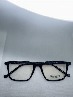 Hackett Bespoke Heb234 54/17 145 Black Unisex Adult Eyeglass Frames Z56