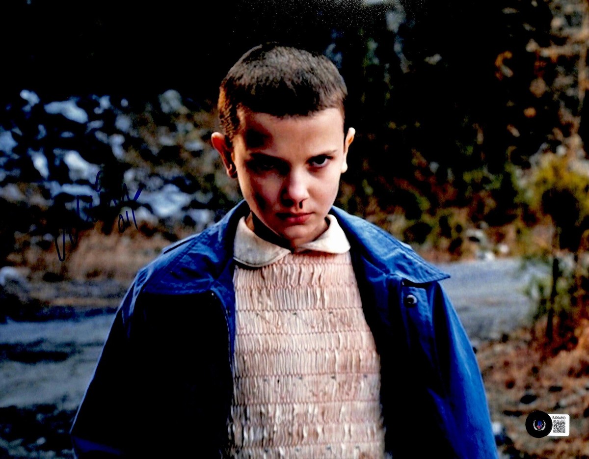 2021 MILLIE BOBBY BROWN直筆サイン ストレンジャーシングス Ltd Ed Stranger Things Funko Pop #421 Signed by Millie Bobby