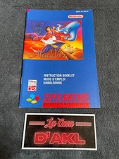 ₪PAS DE JEU₪ Notice Aladdin NEUR FR (version classics rare) Super Nintendo SNES