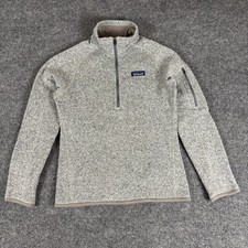 Patagonia Women's Better Sweater 1/4-Zip Sz Small 25618 Gray