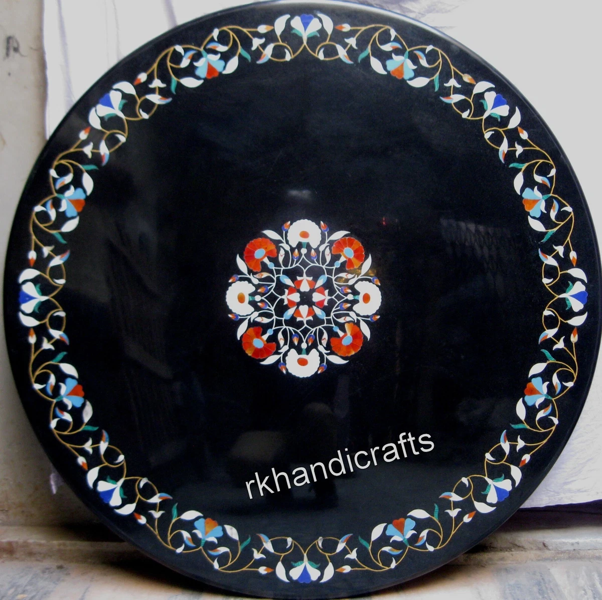 24 inch round marble table top online