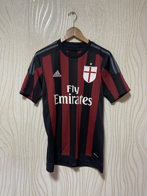  AC Milan ユニフォーム MILAN 2015 2016 HOME FOOTBALL SHIRT SOCCER JERSEY ADIDAS S11836 sz