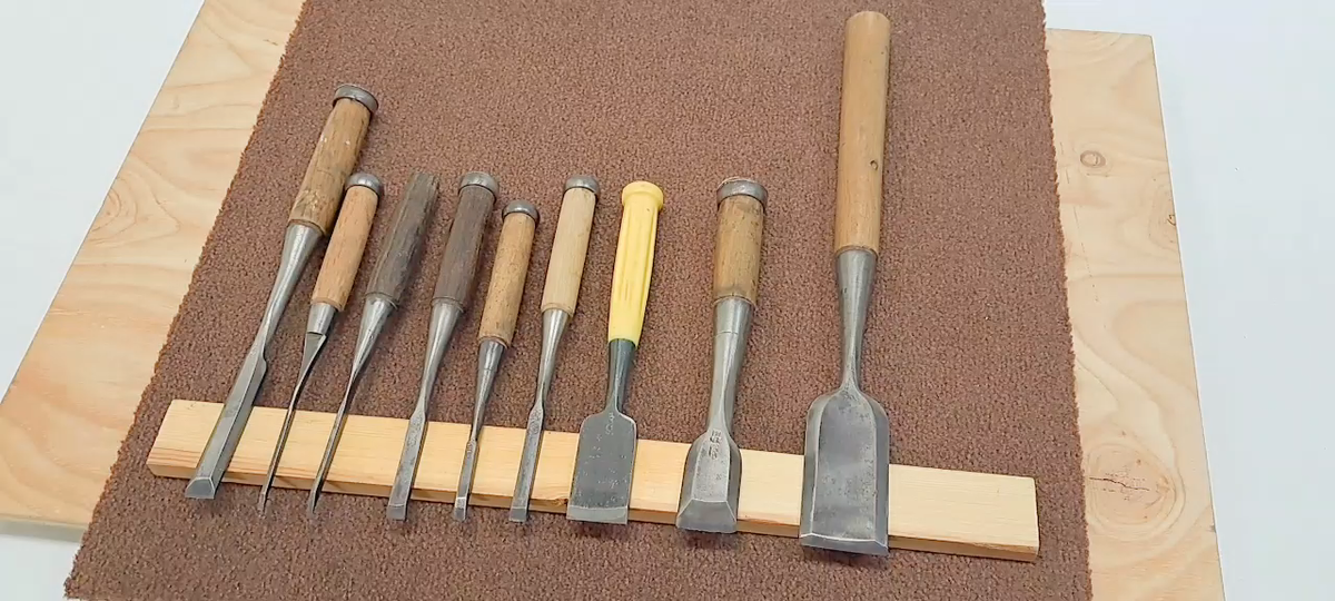 Japanese Chisel Nomi Carpenter Tool Set of 9 Hand Tool wood Japanese Chisel Nomi Carpenter Tool Set of 9 Hand Tool wood