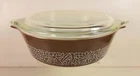 Vintage PYREX 500ml/ 1 Pint Woodland 6" Casserole Dish #471-B w/lid Made in USA