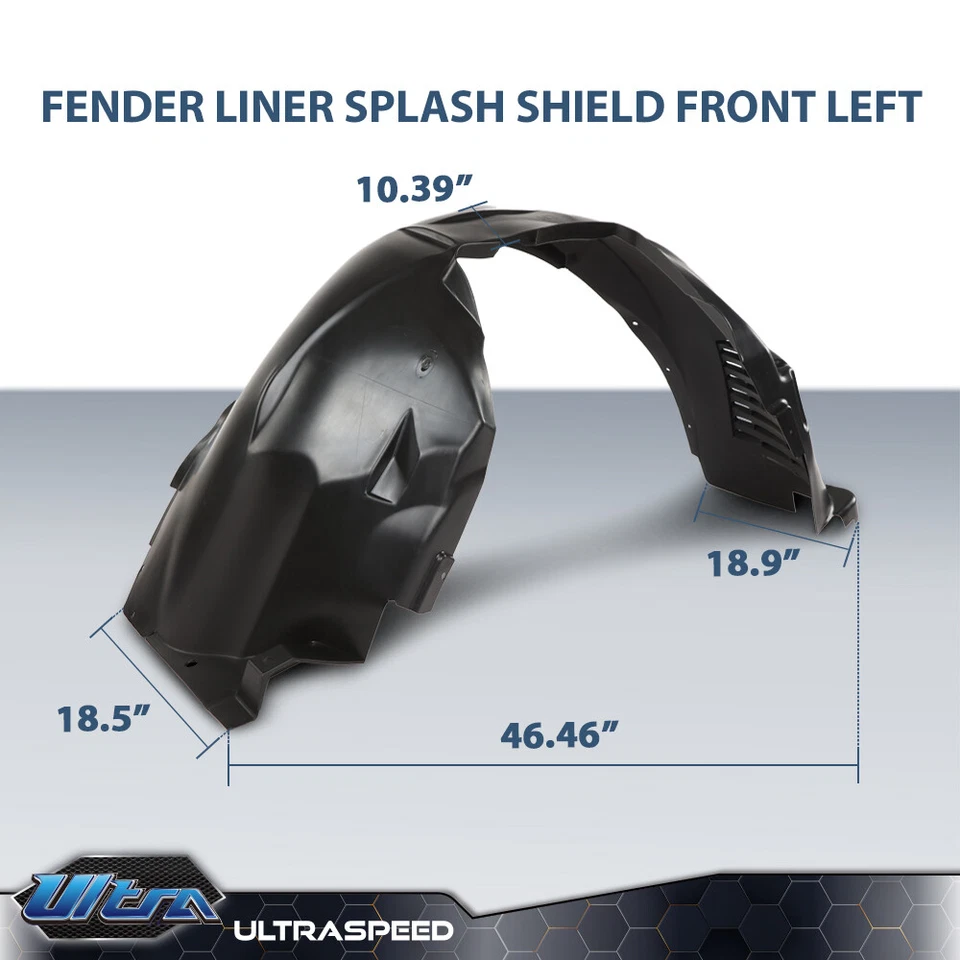 Protector contra salpicaduras guardabarros delantero izquierdo apto para 12-15 Jaguar XF XFR XFR-S C2Z22404 Foto 3 de 4