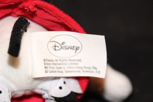 VINTAGE AUTHENTIC DISNEY MINNIE MOUSE RED DRESS 8" STUFFED ANIMAL PLUSH TOY - Picture 3 of 9