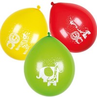 Luftballons Safari Party Wilde Tiere Afrika 6 StüCk Party-Deko Kindergeburtstag