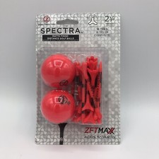 Zero Friction Spectra 2 Ball/Tee Pack  Neon Red