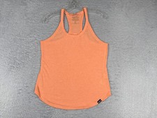 Patagonia Shirt Women Small Orange Tank Capilene Cool Trail Sleeveless Poly READ