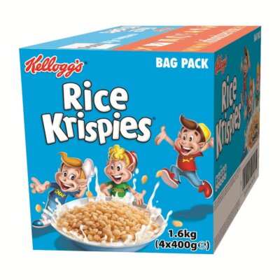 Kellogg's Rice Krispies Classic, 4er Pack (4 X 400 G Karton)