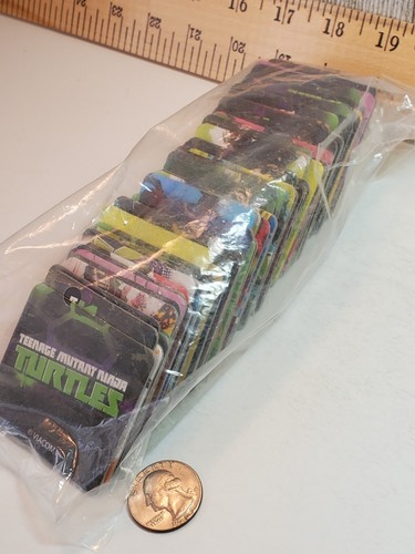 Teenage Mutant Ninja Turtles 60+ Small Picture Cards 2" x 2 1/4" NIP by Viacom - Picture 2 of 10