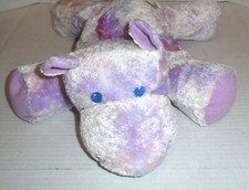 Vintage Toys R Us Baby Animal Alley 13" Soft Hippo Plush Commonwealth 2000 