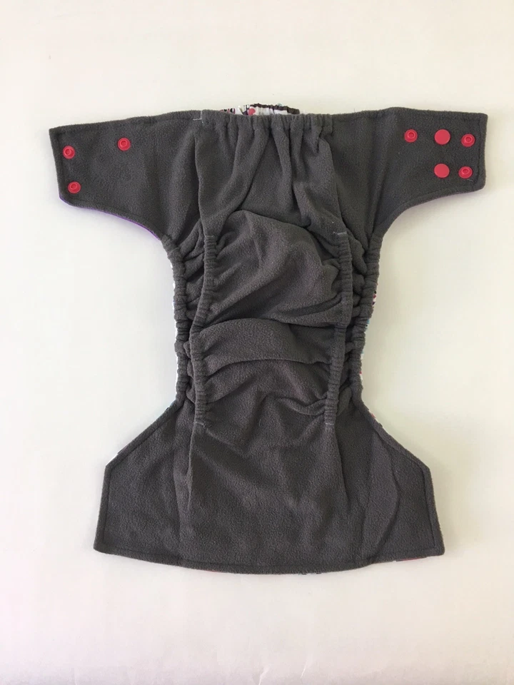 Cubierta de pañal de tela bambú carbón OS 7-35 lb reutilizable lavable búhos VENDEDOR DE EE. UU. Foto 3 de 4