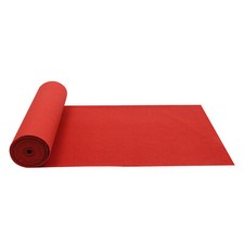 3 33Ft Red Carpet Runner Thickened Non-slip Runway Rug for Weddings Parties US