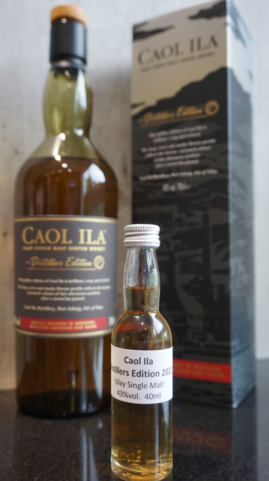 Caol Ila Distillers Edition 2022 Whisky Sample 40 ml Probe Single Malt 4cl