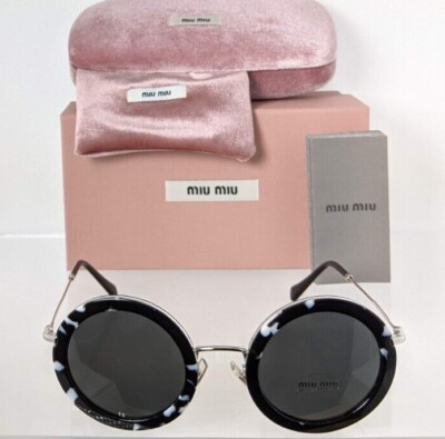 Brand New Authentic MIU MIU SMU 59U PC7 - 5S0 Sunglasses Black