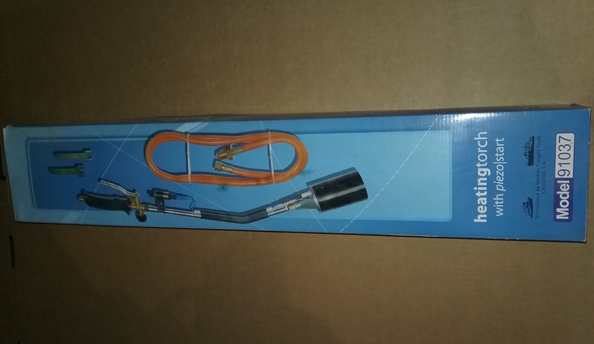 PROPANE HEATING TORCH Wand, Snow Melter, Weed Burner, Roof -Push