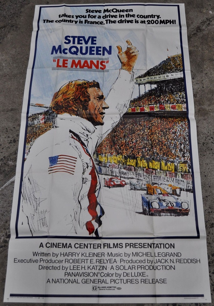 Tappetino Per Mouse Retrò - Steve McQueen Le Mans Classic - 200x240 Mm - Antiscivolo E Lavabile