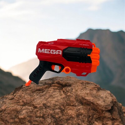 Nerf N-Strike Mega Tri-Break Dart Gun Blaster Toy (Foam Darts Not Included)