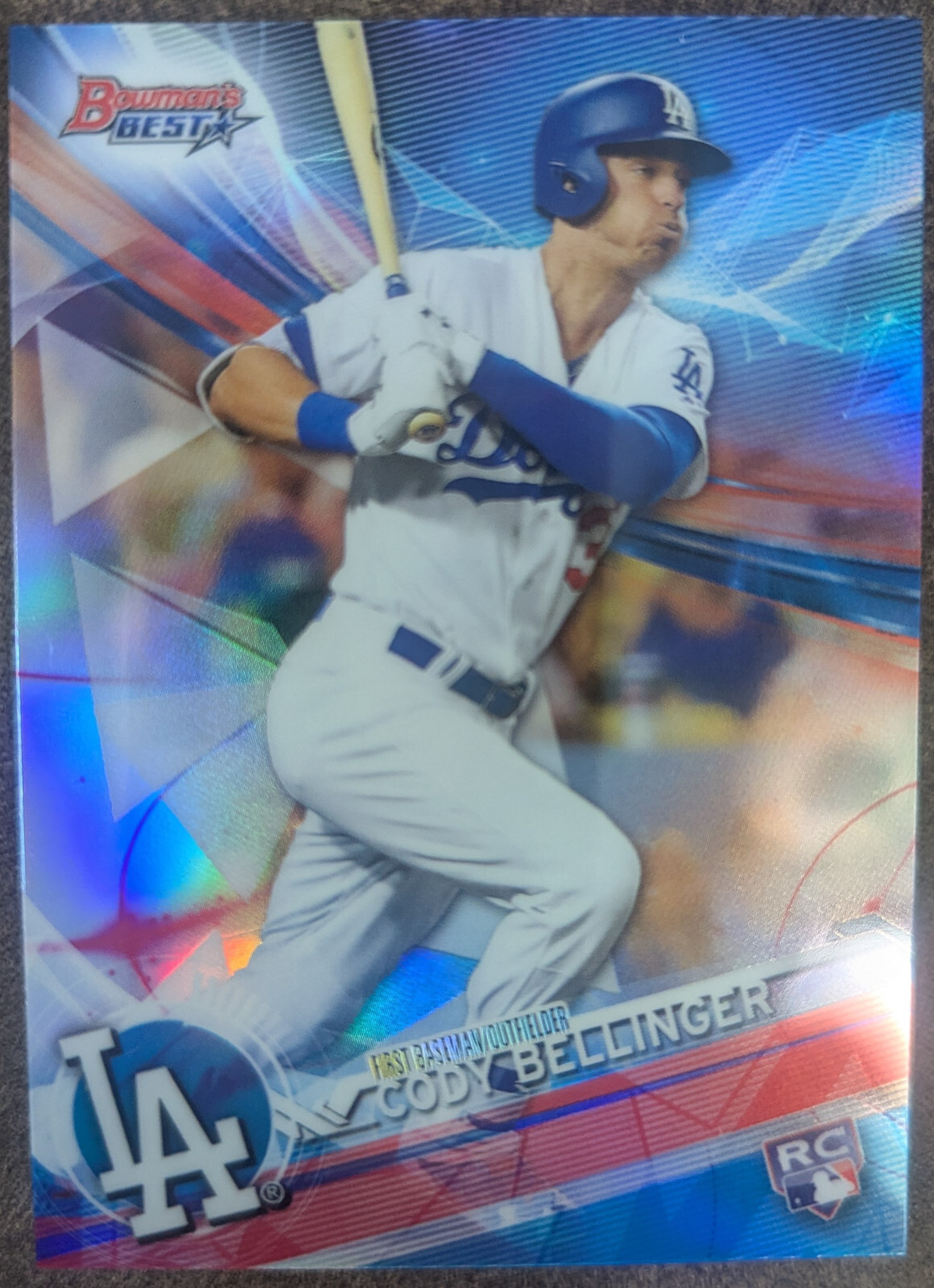 2017 Bowman's Best - Refractor #65 Cody Bellinger (RC) New York Yankees